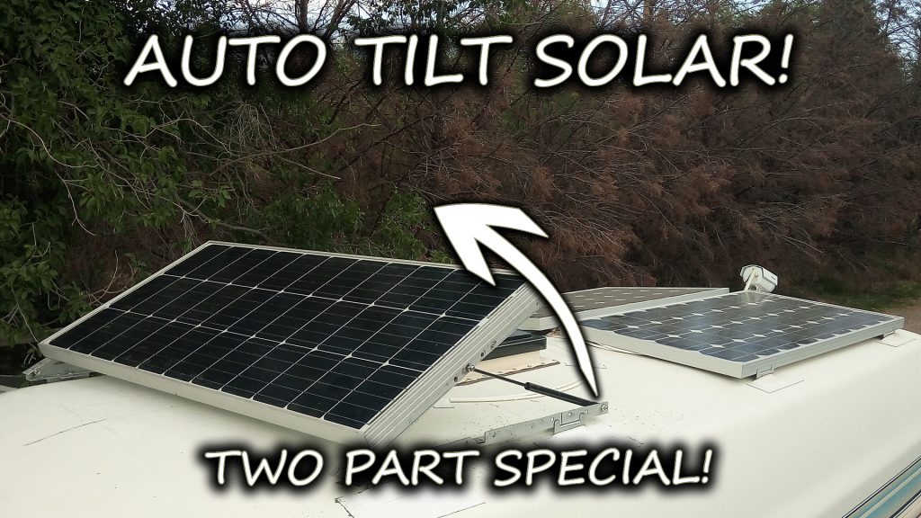 RV Solar Panel Install DIY AUTO TILT Mount With 3M VHB Tape NO HOLES!