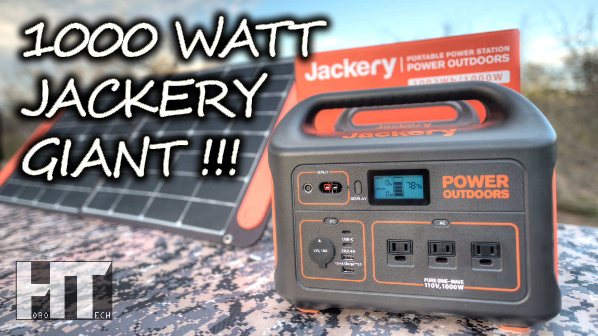 Jackery Explorer 1000 Portable Power Station Solar Generator Review