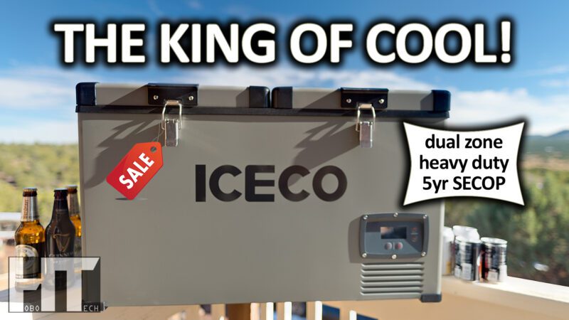 ICECO VL60 Dual Zone 12v Compressor Refrigerator Freezer