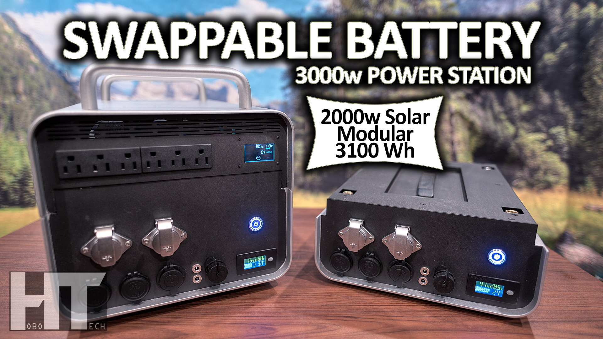 WATTANT 3000w MODULAR Replaceable Battery 3100wh Solar Generator Power  Station Prototype Review - HOBOTECH - Off Grid Tech DIY And Product Reviews  On