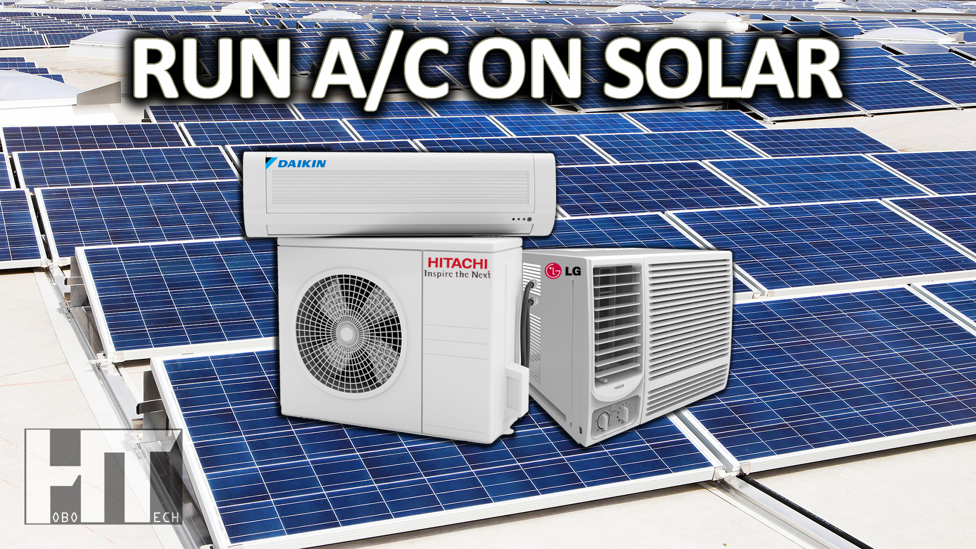 how to run ac with solar