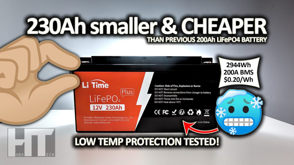 Li Time 12v 230Ah Plus Lithium RV | Off Grid | Solar LiFePO4 Battery ...